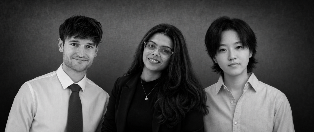 Lewis Stockman, Khushi Patel and Sihan Liu